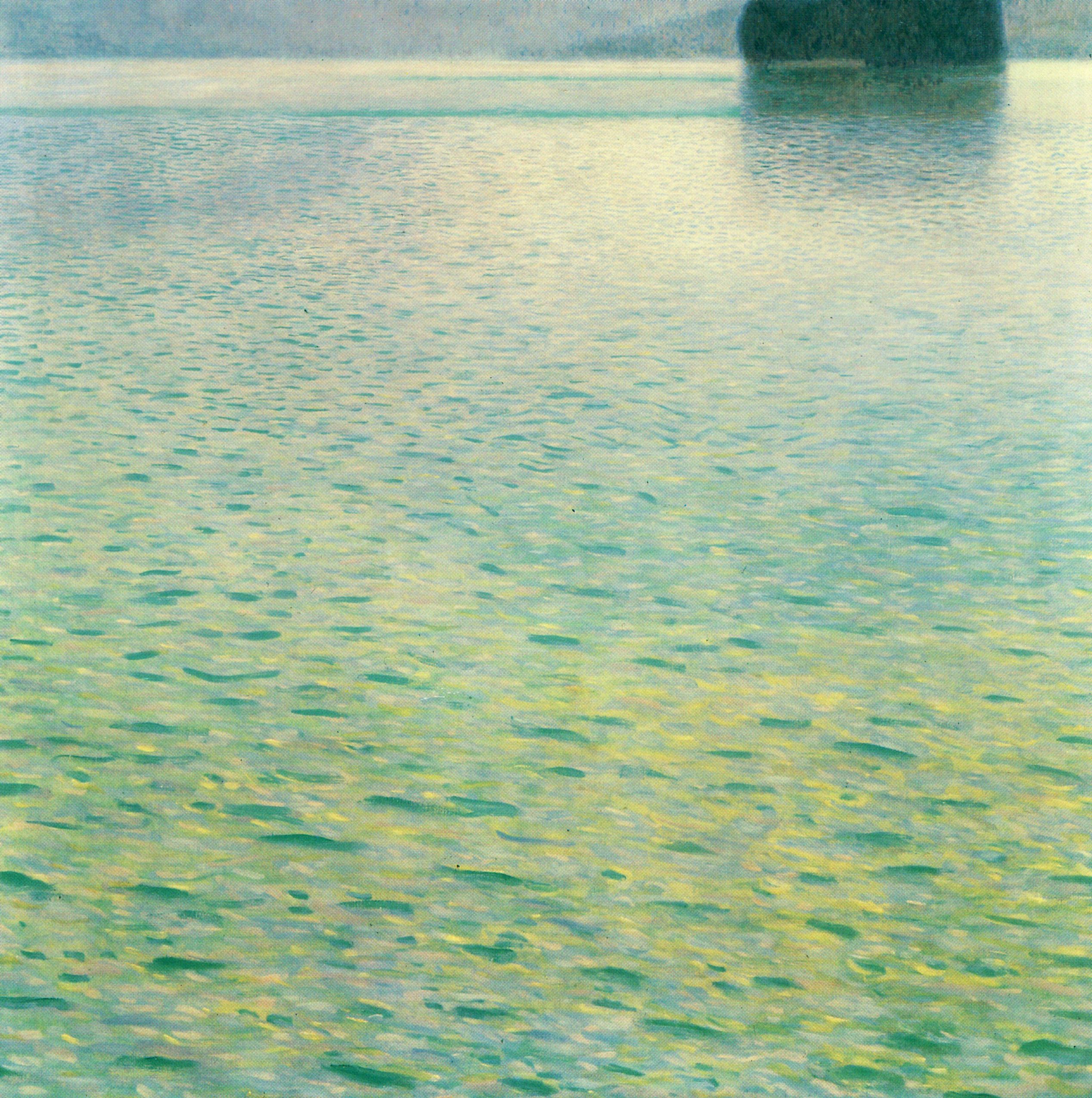 Gustav Klimt - Island in the Attersee 1902